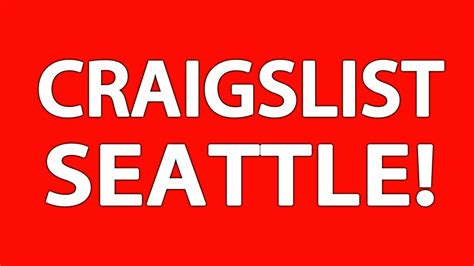 craiglist seattle